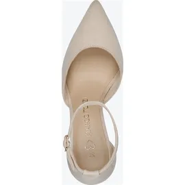 Marco Tozzi Damen Pumps weiches Feel Me Fußbett weiches Innenfutter Spitz, beige 41 EU