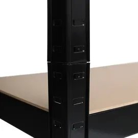 SCHULTE Regalwelt Schwerlastregal 5 MDF-Böden, 180x130x45 cm
