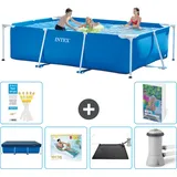 Rechteckiger Frame Pool - 300x200x75 Cm - 7-teilig  S45