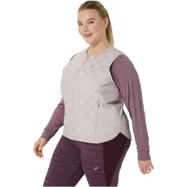 Asics Nagino Padded Gilet Damen Weste, rosa - XL