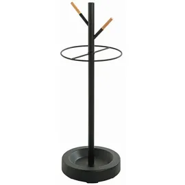 Haku-Möbel PULA Schirmständer 73 x 26 x 26 schwarz