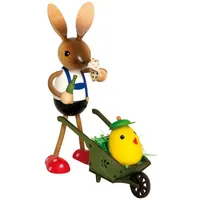 Kuhnert - Osterdekoration/Osterhase - Kuhnert Hase mit Schubkarre und