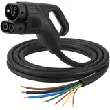 Loady Ladekabel CCS Typ 2 mit offenem Ende – DC-Ladegerät 5 Meter-LDY-CCS2-EV-CWC-300A