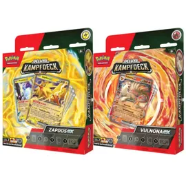Pokémon Deluxe-Kampfdeck Vulnona-ex oder Zapdos