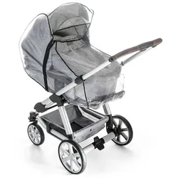 reer Regenschutz für Kombi-Kinderwagen RainCover Classic+