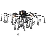 Paul Neuhaus Icicle, Deckenleuchte 42 Glasprismen, 8090-18,