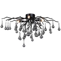 Paul Neuhaus Icicle, Deckenleuchte 42 Glasprismen, 8090-18,