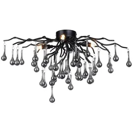 Paul Neuhaus Icicle, Deckenleuchte 42 Glasprismen, 8090-18,