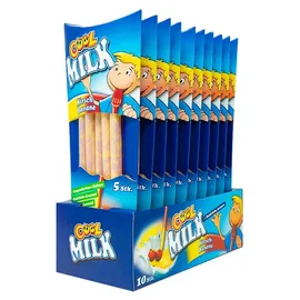 SPECIALS Cool Milk Trinkhalm mit Kirsch Banane und Granulat 30g 10er Pack