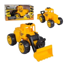 COIL Spielzeug-Radlader Mobillader, Lader, Sandspielzeug, großer Lader, beweglicher Löffel gelb 65 cm