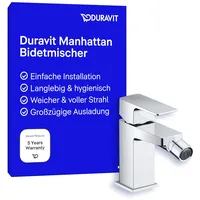 Duravit Manhattan Einhebel-Bidetmischer - chrom