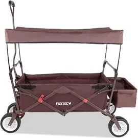 FUXTEC Fuxlife Einsteiger Bollerwagen FX-CT350 Braun