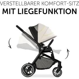 hauck Kombi-Kinderwagen Move so Simply inkl. Babywanne, - Beige