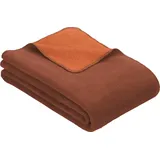 Erwin Müller Matera Kuscheldecke 150 x 230 cm Zimt/Terra