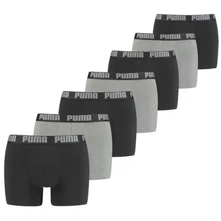 Puma Herren Boxershorts 7er Pack grey melange / S