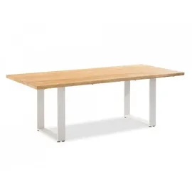 Niehoff Solid Profilkufe ivory - 240 x 95 cm