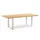 Niehoff Solid Profilkufe ivory - 240 x 95 cm