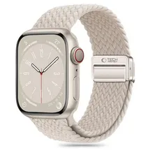 techprotect Tech-Protect Nylonmag-Armband für Apple Watch 4 / 5 / 6 / 7 / 8 / 9 / SE Ultra 1 / 2 (42 / 44 / 45 / 49 mm) – Beige