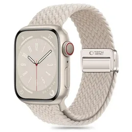 techprotect Tech-Protect Nylonmag-Armband für Apple Watch 4 / 5 / 6 / 7 / 8 / 9 / SE Ultra 1 / 2 (42 / 44 / 45 / 49 mm) – Beige