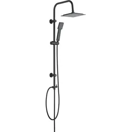 Wenko Duschsystem Cuadro, Schwarz matt
