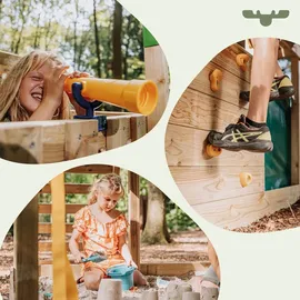 FATMOOSE Spielturm FruityForest Apfelgrün