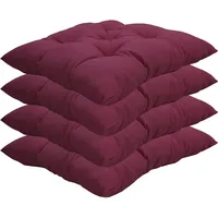 Nyvi Stuhlkissen Genua 38x38 cm 4er Pack Sitzkissen mit