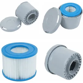 Mendler HWC-N97 Ø 198 x 65 cm grau-blau