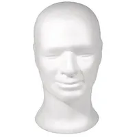 Rayher Styroporform weiß Kopf männlich 30,5 cm, 1 St.