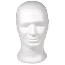 Rayher Styroporform weiß Kopf männlich 30,5 cm, 1 St.