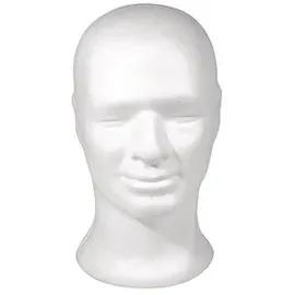 Rayher Styroporform weiß Kopf männlich 30,5 cm, 1 St.