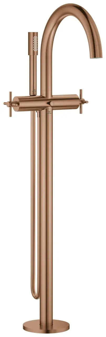 GROHE 2-Griff-Wannenarmatur Atrio 25272 FMS Bodenmont. Kreuz-Gr. warm sunset gb, 25272DL0 25272DL0