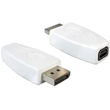 DeLock DisplayPort zu Mini-DisplayPort Adapter Weiss