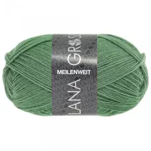 Lana Grossa Strickwolle Meilenweit Grau 50 g