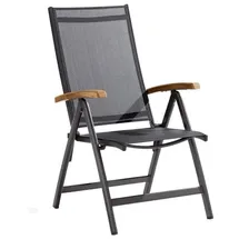 Sieger Cadiz Klappsessel 71 x 71 x 109 cm eisengrau/grau