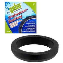 GEBO-Gummiformring 1'' aus EPDM - zum Umrüsten auf Trinkwasseranwendung bis 25°C