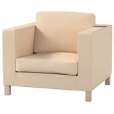 Dekoria Sofahusse Karlanda Sessel kurz, Living beige