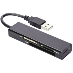 Ednet Speicherkartenleser ednet Externer Speicherkartenleser USB 2.0 Schwarz schwarz