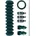 Maschendrahtzaun Gartenzaun Zaun 1 5x25 m Drahtzaun Viereckgeflecht Maschendraht