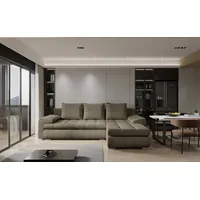 Kaiser möbel Elegantes und modernes Ecksofa TOMI Abriamo Braun