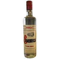 1 Flasche Rodela Sambuca a 0,7 Liter 38 % vol. Italienischer Sambuca