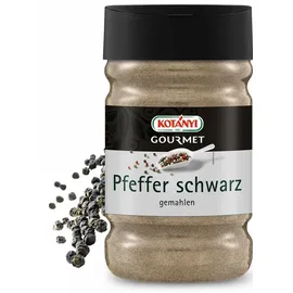 Kotanyi Pfeffer schwarz gemahlen Gewürze für Großverbraucher und Gastronomie, 600 g