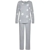Arizona Damen Pyjama graumelange Gr.32/34