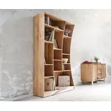 DeLife Standregal 120 cm Akazie Natur Beige