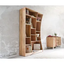 DeLife Standregal 120 cm Akazie Natur Beige