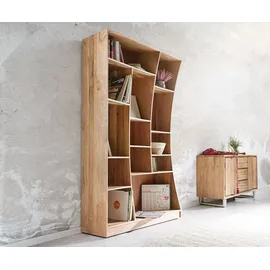 DeLife Standregal 120 cm Akazie Natur Beige