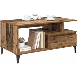 vidaXL Couchtisch Altholz Braun 90 x 49 x 45 cm