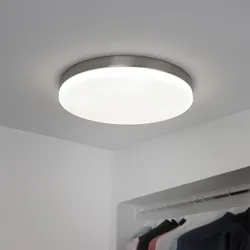 Deckenleuchte Slim Pro silber - Lichtfarbe: Neutralweiß 4000K - Ausführung: 24W ...