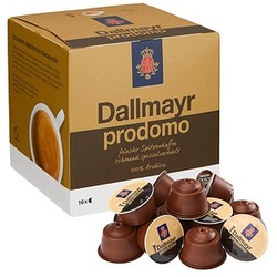 Dallmayr Prodomo Kaffeekapseln Arabicabohnen 16 Portionen