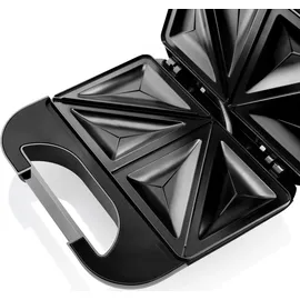Hyundai Sandwichmaker "HYUSM615", silber, schwarz, B:23cm H:9cm T:22,5cm, Sandwichmaker