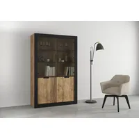 INOSIGN »Tudor, Breite 120 cm, moderne Glasvitrine 2x Schiebetüren/2x